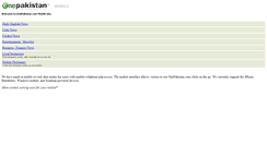 Desktop Screenshot of m.onepakistan.com